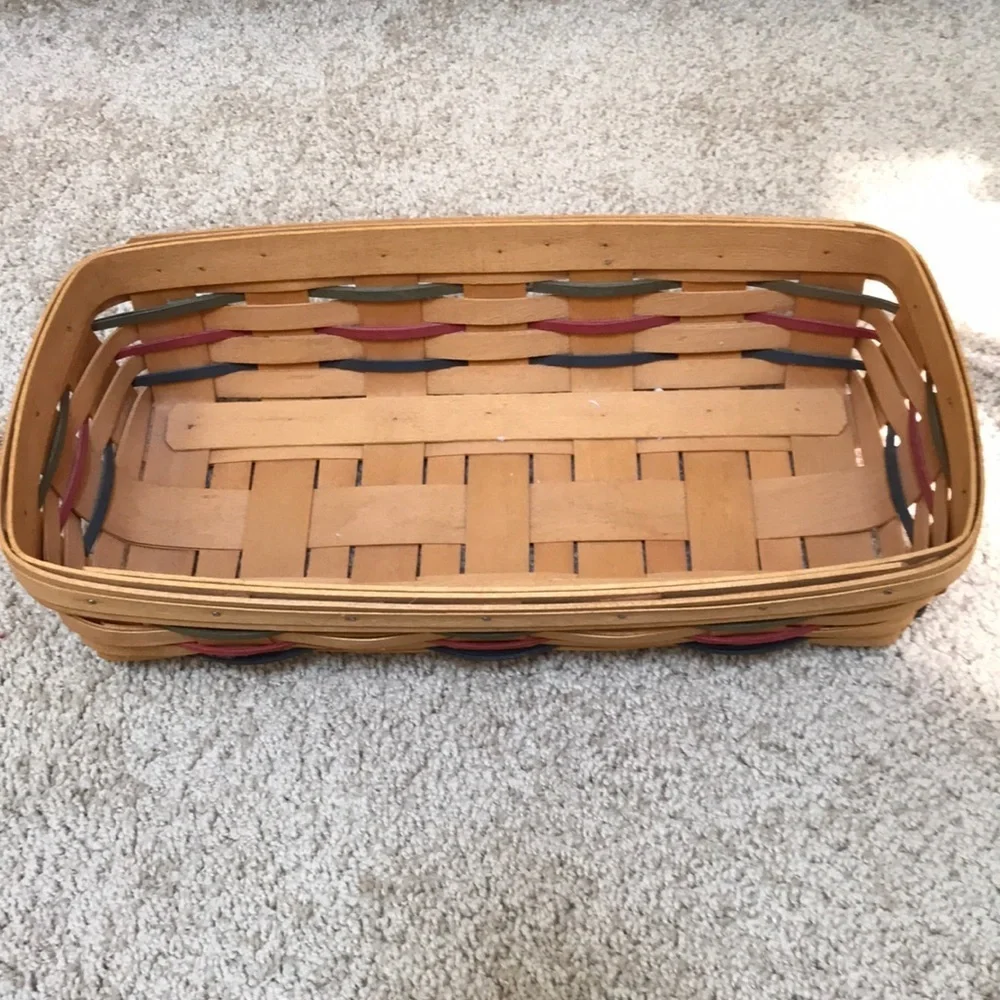 LONGABERGER 2000 handwoven warm bread basket